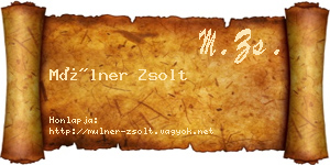 Mülner Zsolt névjegykártya
