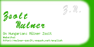 zsolt mulner business card