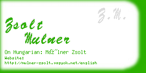 zsolt mulner business card